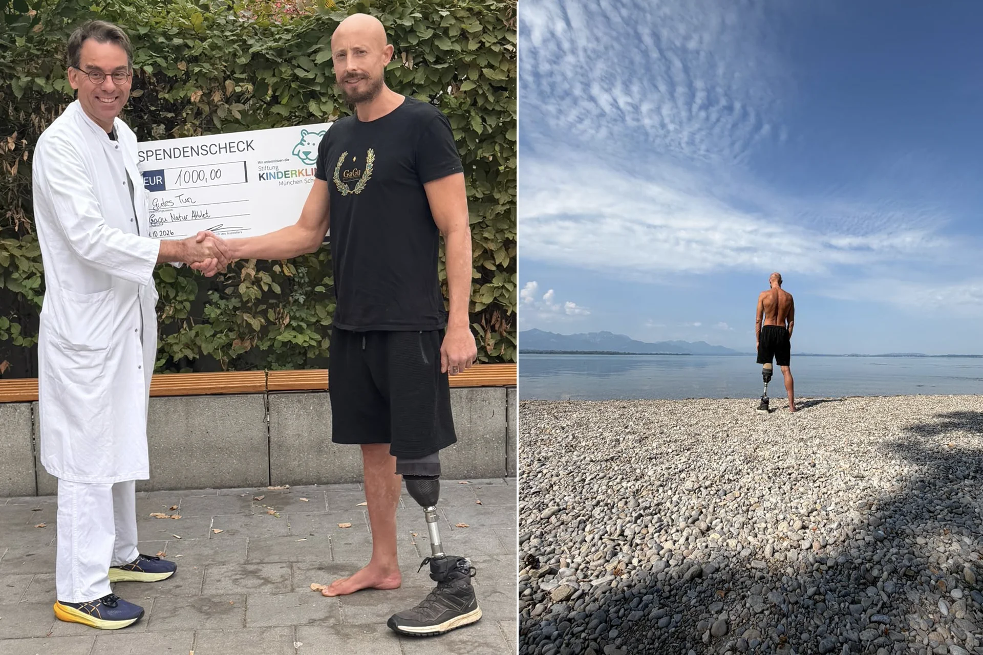 Ein Sportler mit großem Erfolg und noch größerem Herzen